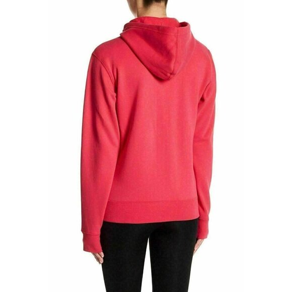 Asics Women's Pink Cotton Blend Zip Hoodie YT1487 Jacket Size XS S - Picture 12 of 16